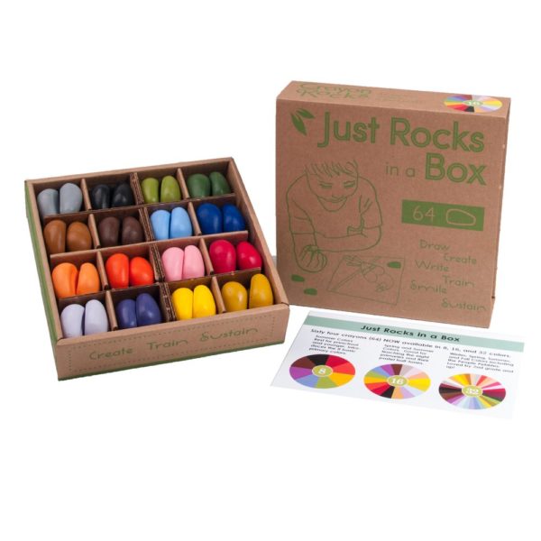 Crayon Rocks in Box (16 Farben / 64 Stk.)